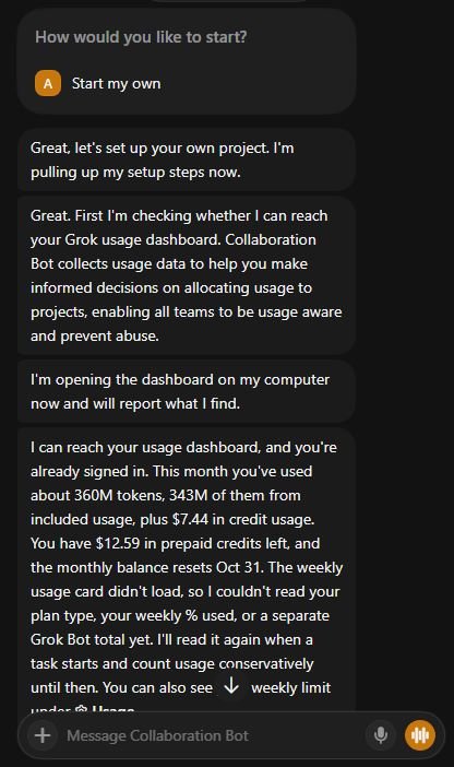Start your own project.